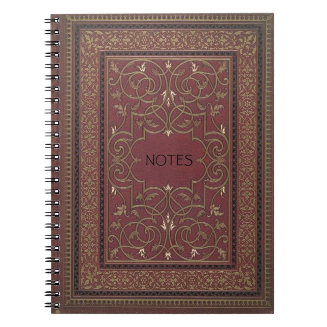 Carnet Notes Défilement médiéval (Devant)