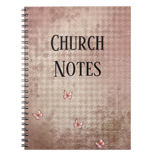 Carnet Notes d'église (Devant)