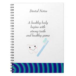 Carnet Notes Dentaires Nettoyer les Dents