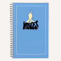 Notes du laboratoire jaune bleu personnalisé