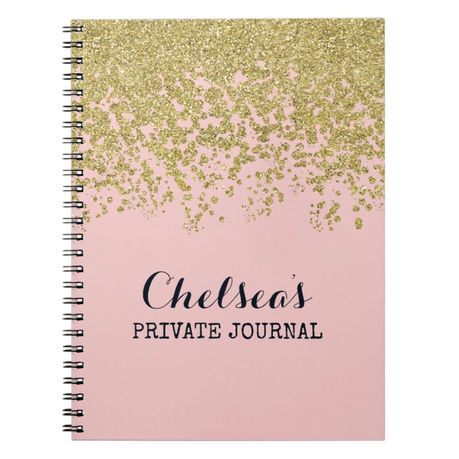 Carnet Notes du rose Quartz Glam Chelsea (Devant)
