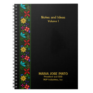 Carnet Notes et idées florales populaires latino-américai