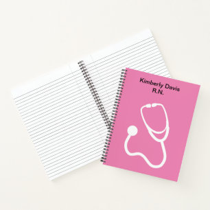 Carnet Notes Médicales sur le monogramme des infirmières