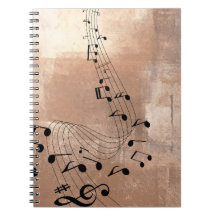 Notes musicales Abstraites