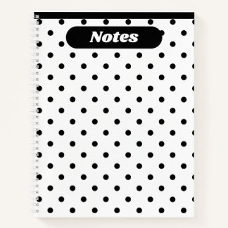 Carnet Notes - Pois - Couverture matérielle