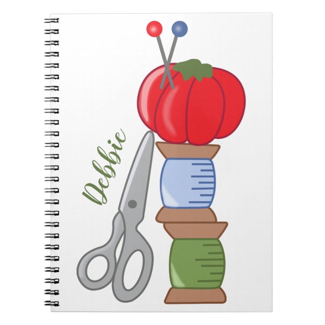 Carnet Notions de couture personnalisées (Devant)