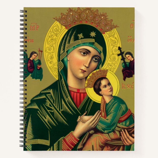 Carnet notre dame d'aide perpétuelle 3 sonnerie classeur (Devant)