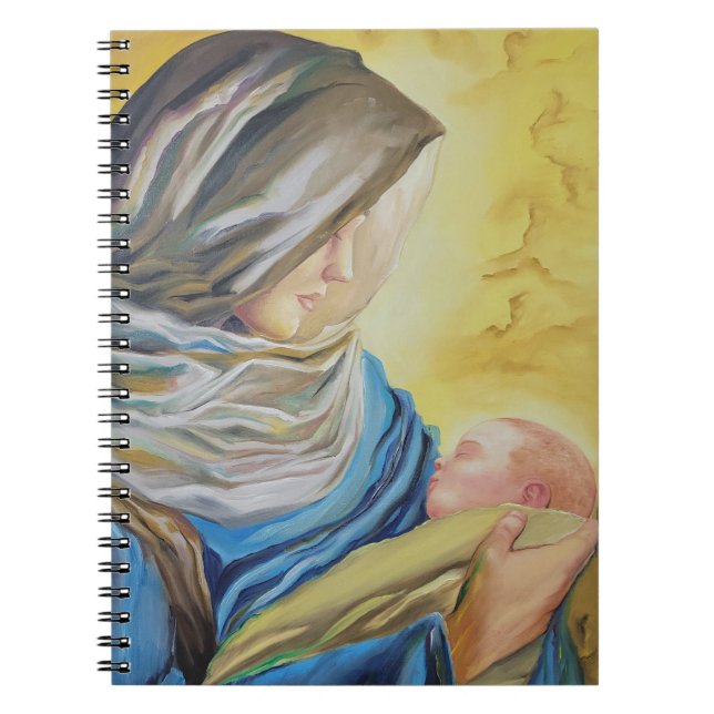 Carnet Notre Dame du Silence tenant le bébé Jésus (Devant)