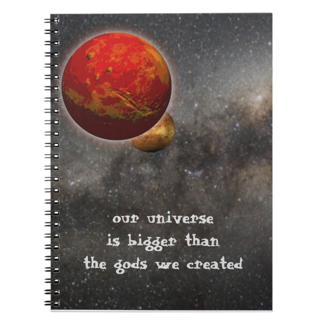Carnet notre univers… (Devant)