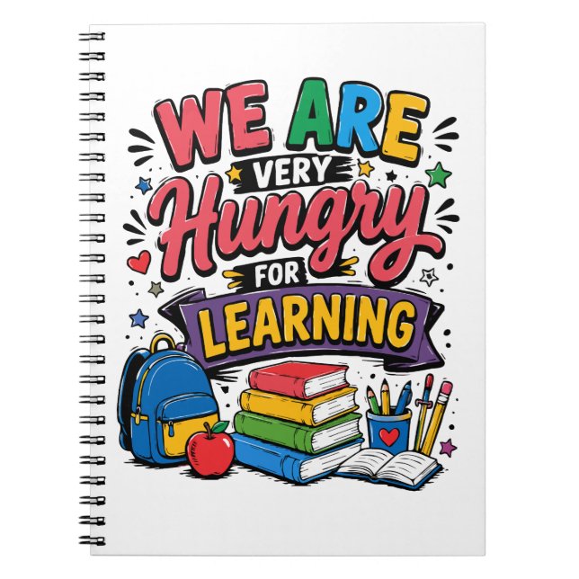 Carnet Nous avons faim d'apprendre (Devant)