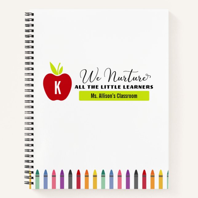 Carnet Nous cultivons Rainbow Crayons Elémentaire School (Devant)