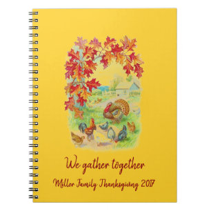 Carnet Nous nous réunissons ensemble : Thanksgiving
