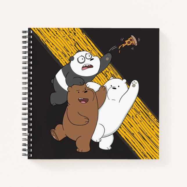 Carnet Nous Ours Nus - Dernière tranche de pizza (Devant)