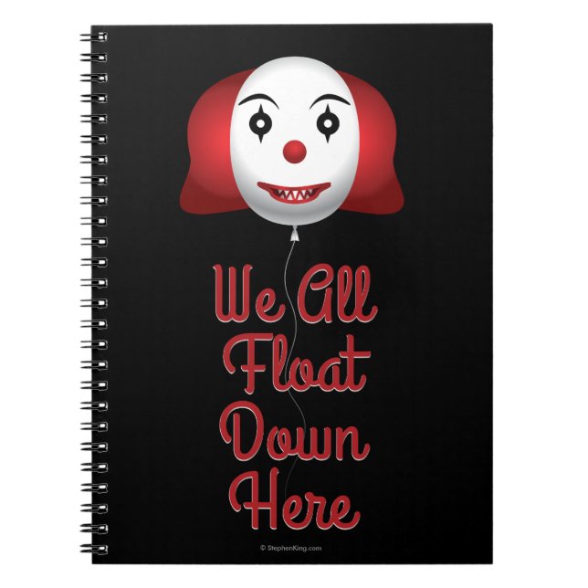 Carnet Nous tous flottons vers le bas ici (Devant)