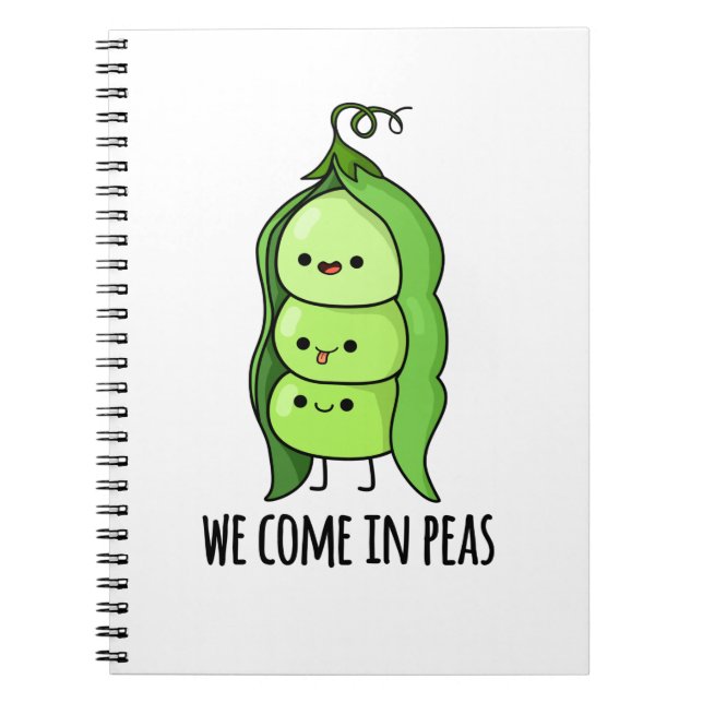 Carnet Nous Venons En Pois Drôle Pun De Pois (Devant)