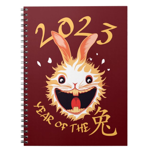 Carnet Nouvel an chinois 2023 | Année Du Lapin (Devant)