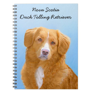 Carnet Nouvelle-Écosse Peinture de chien pour ramper le