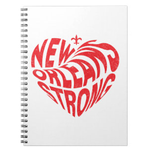 Carnet Nouvelle-Orléans Nola Coeur Fort