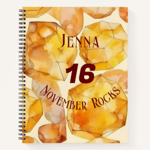 Carnet Novembre Anniversaire Anniversaire Personnalisé No