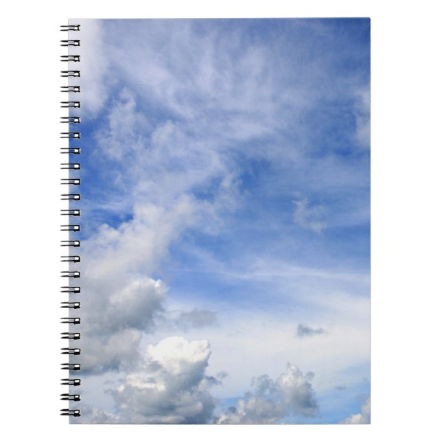 Carnet Nuages Ciel Bleu - Bloc-notes (Devant)