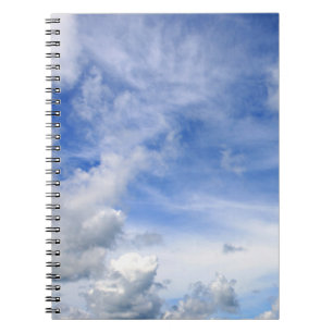 Carnet Nuages de ciel bleu - bloc - notes