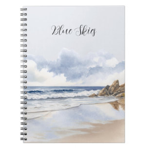 Carnet Nuages de sable de plage Ciels bleus
