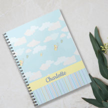 Nuages et papillons Pastel Personnalisé