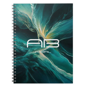 Carnet Nuances de bleu : Ocean Dreams Personnalisable