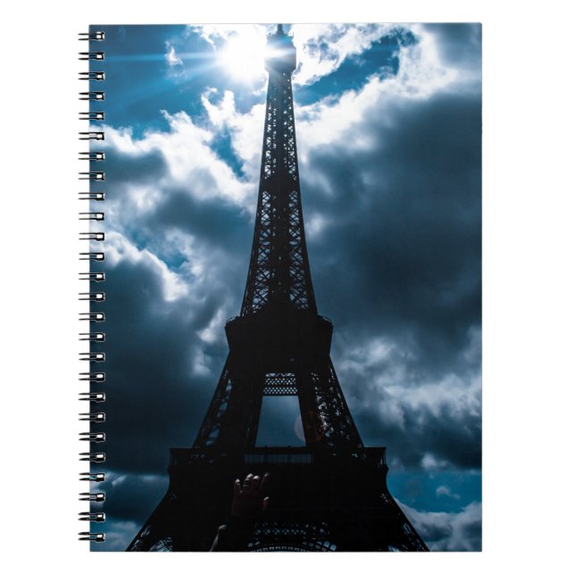 Carnet Nuit bleue Tour Eiffel (Devant)