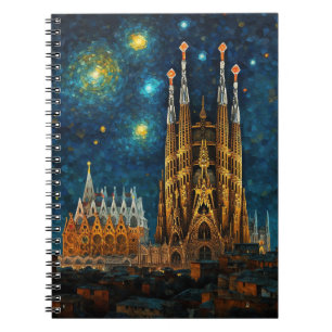 Carnet Nuit Catalan Starry Gaudí rencontre Van Gogh