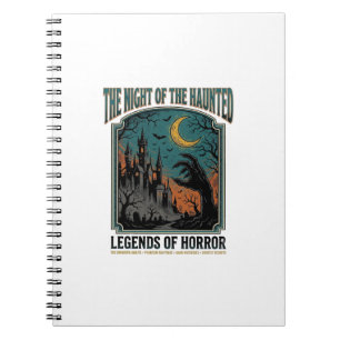 Carnet Nuit effrayante d'Halloween Horreur Vintage effray