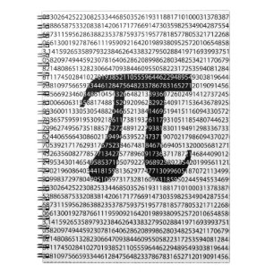 Carnet Numéro noir d'origine pi jour symbole mathématiq