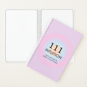 Carnet Numérologie moderne des nombres anges 111 Intuitio