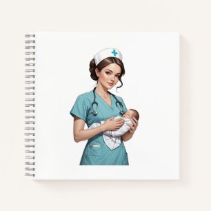 Carnet Nurse Holding Newborn – Gentle Care Medical Design