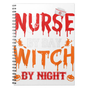 Carnet Nurse Sugar Skull Stethoscope Medical Halloween Co
