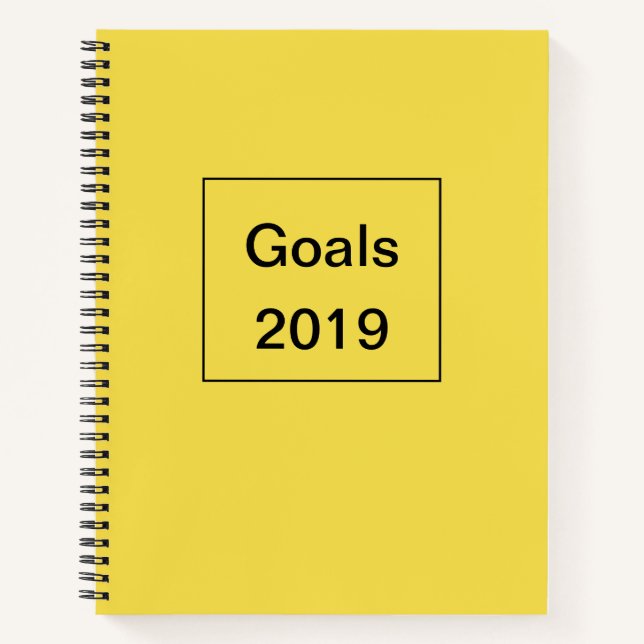 Carnet Objectifs 2019 - (Devant)