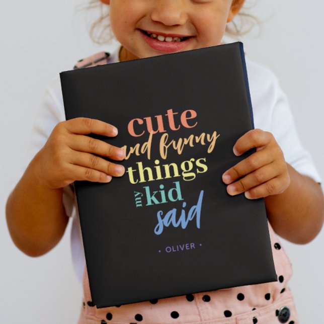 Carnet Objets Personnalisés Citations de Mon Enfant Souve (Personalize this notebook with a kid's name and make a thoughtful gift for a new mother.)