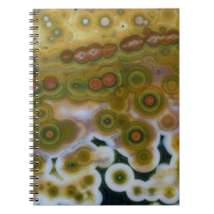 Carnet Océan Jasper de couleur jaune
