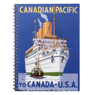 CARNET OCEAN LINER EMPRESS OF BRITANNIA NOTEBOOK