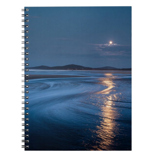Carnet océanique Lune paisible (Devant)