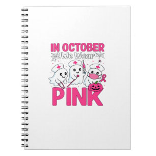 Carnet Octobre Nous Portons Le Rose Infirmière Sensibilis