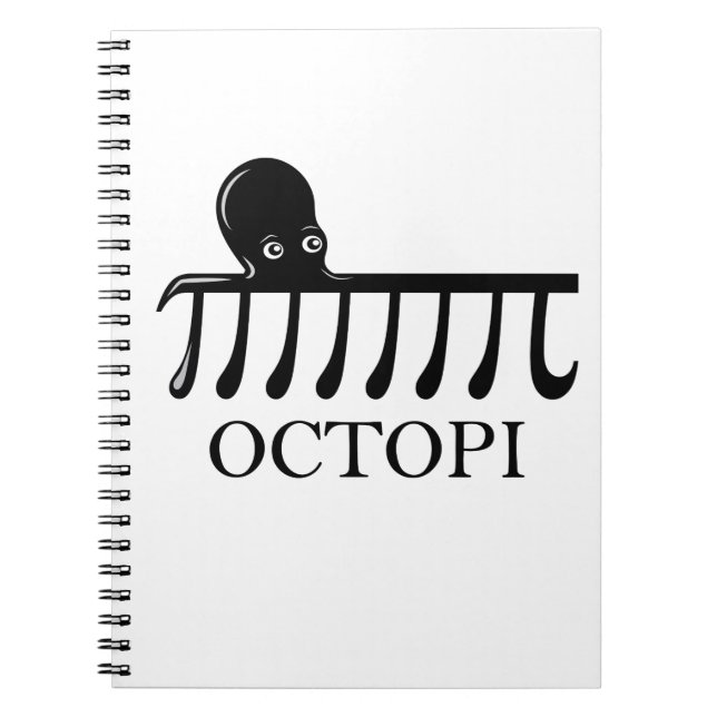 Carnet Octopi - Funny Pi Octopus Math (Devant)