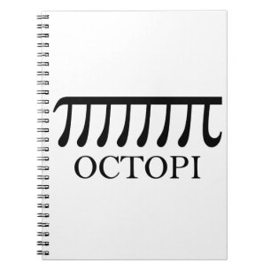 Carnet Octopi - Funny Pi Octopus Math
