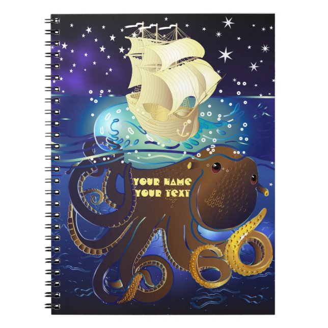 Carnet Octopus Huge et Caravella (Devant)