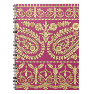 Carnet OEuvre d'art moghol. or antique indien b