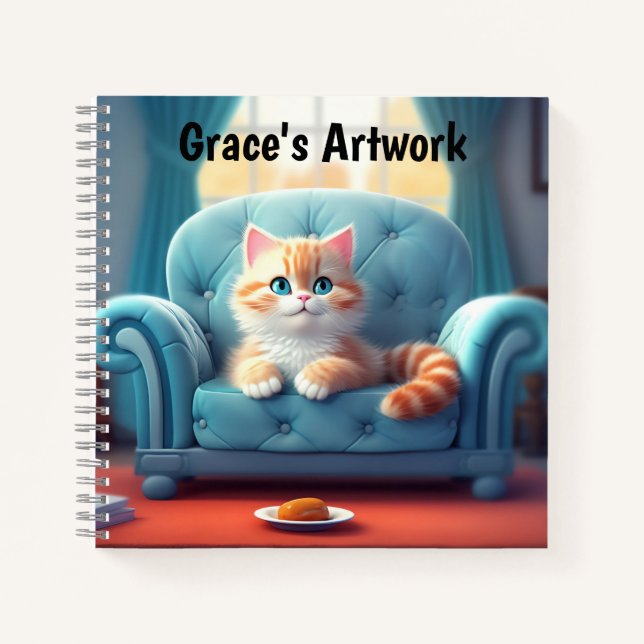 Carnet Oeuvre de Kitten (Devant)