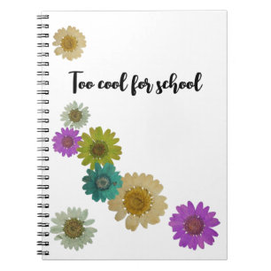 Carnet OEuvre florale colorée