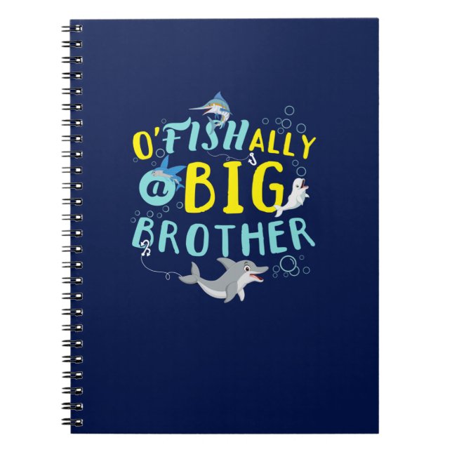 Carnet Officiellement - O'Fishally un jeu de mots Big Bro (Devant)