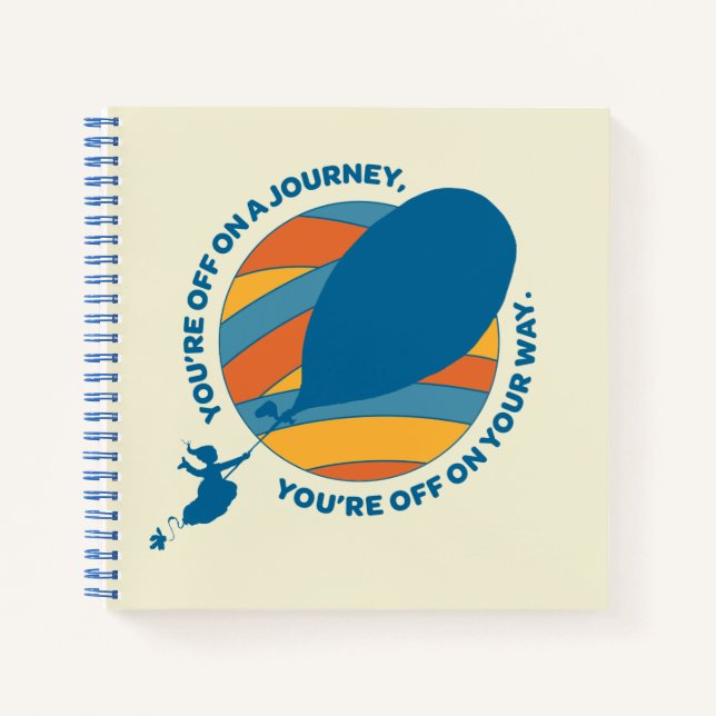 Carnet Oh, les endroits où vous irez ! "Vous êtes en rout (Devant)