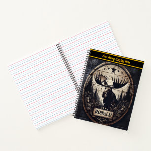 Carnet Oie en bois avec détails d'art en bois